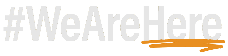 We Are Here logo